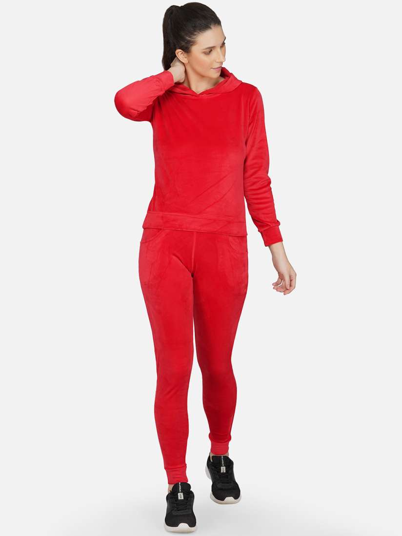 Slim fit tracksuit womens best sale