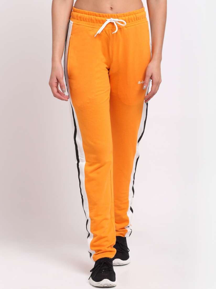 White and orange track pants cheap