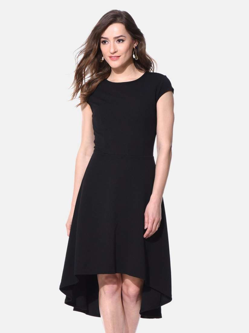 Cap sleeve high low dress on sale