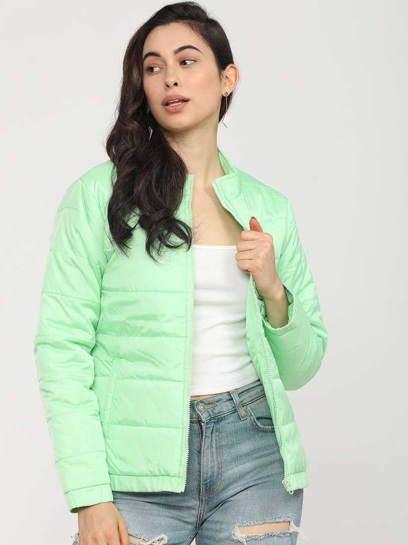 Mint green jacket womens cheap
