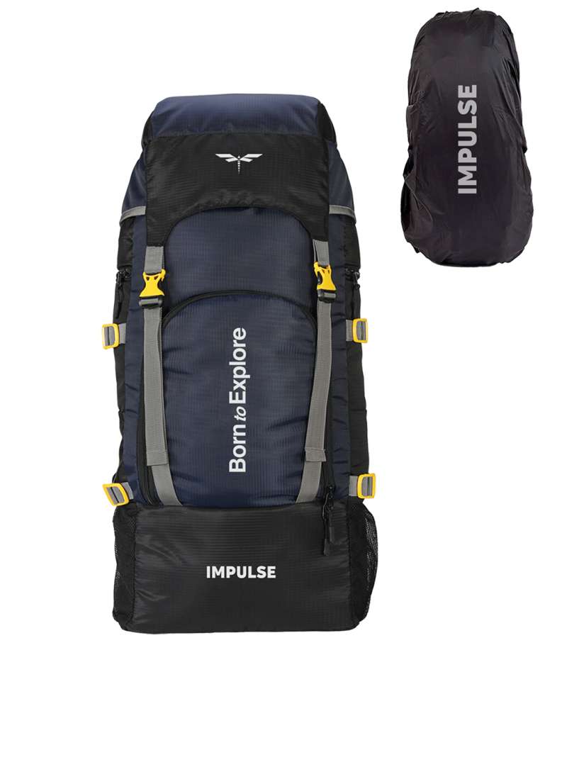 Impulse 65 ltrs blue trekking backpack deals