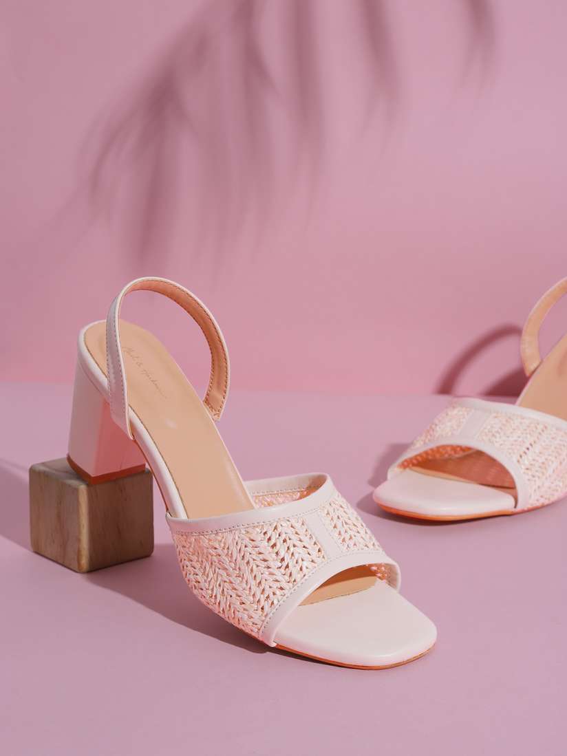 Block heels online myntra sales