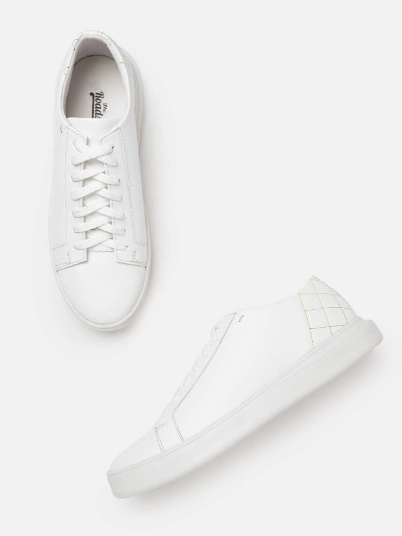 Roadster women white sneakers store