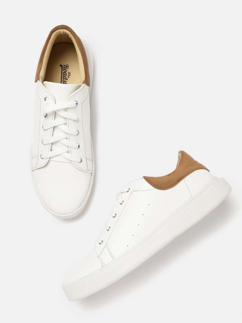 Buy The Roadster Lifestyle Co Women White Solid Sneakers Casual Shoes for Women 16000706 Myntra