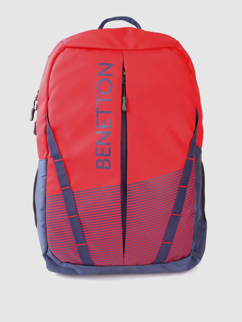 Buy United Colors of Benetton Unisex Red Brand Logo Print 15 Inch Laptop Backpack Backpacks for Unisex 16002560 Myntra