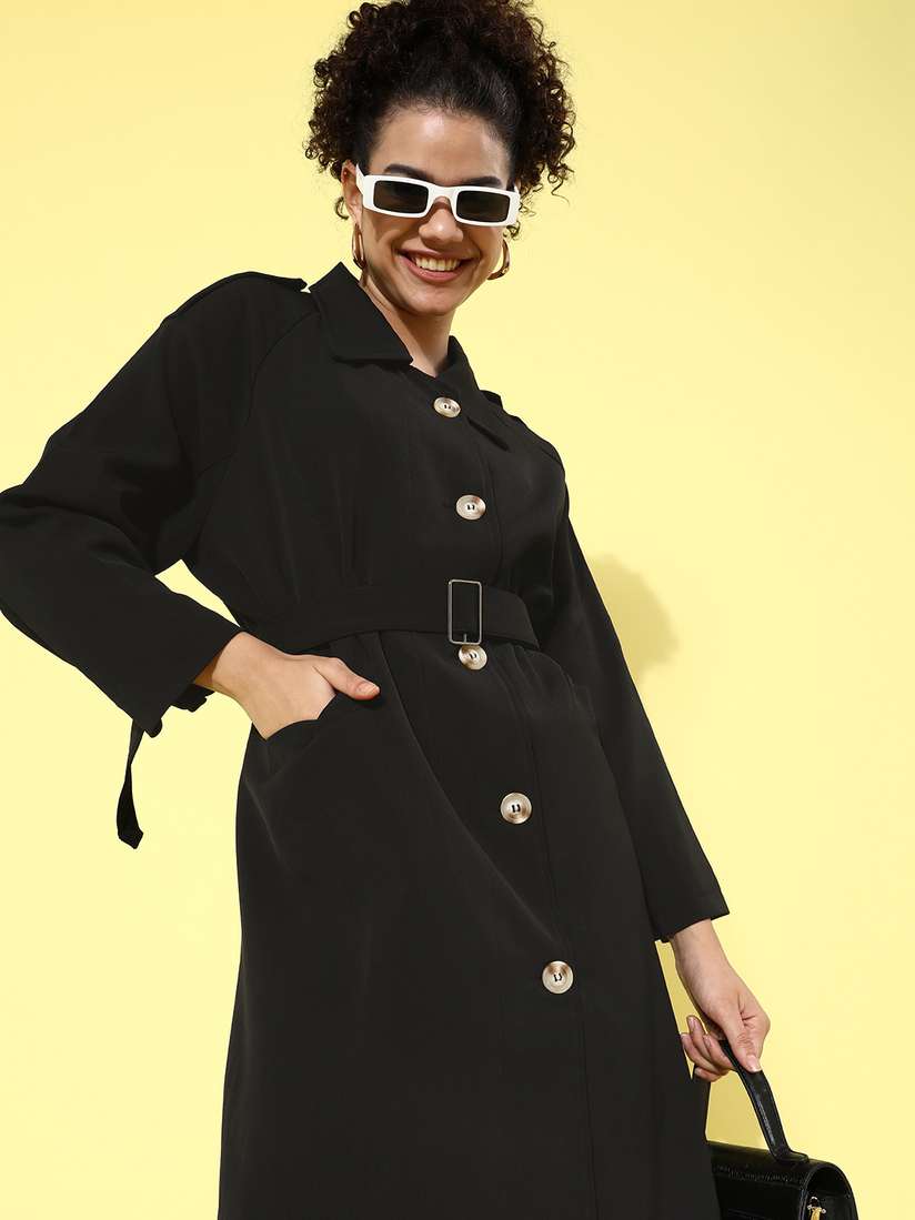 Long Black Womens Coat Styles 2021 Buy Iki Chic Women Stylish