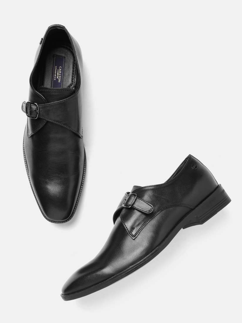 Buy Carlton London Men Black Formal Monk Shoes Formal Shoes for Men 16017604 Myntra