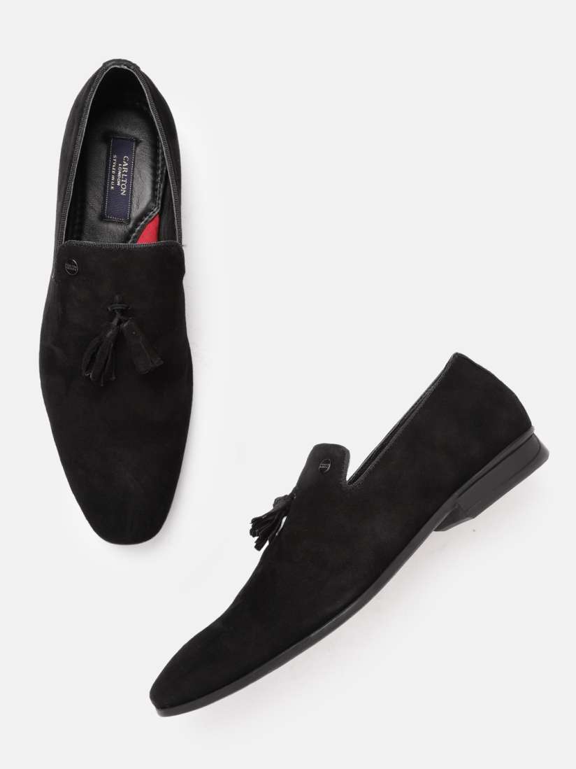 Buy Carlton London Men Black Tasseled Formal Loafers Formal Shoes for Men 16017616 Myntra