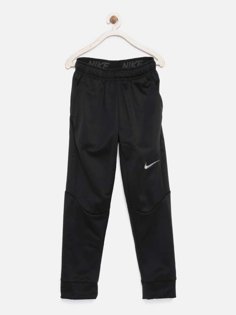 Buy Nike Boys Black Therma Track Pants Track Pants for Boys 1601788 Myntra