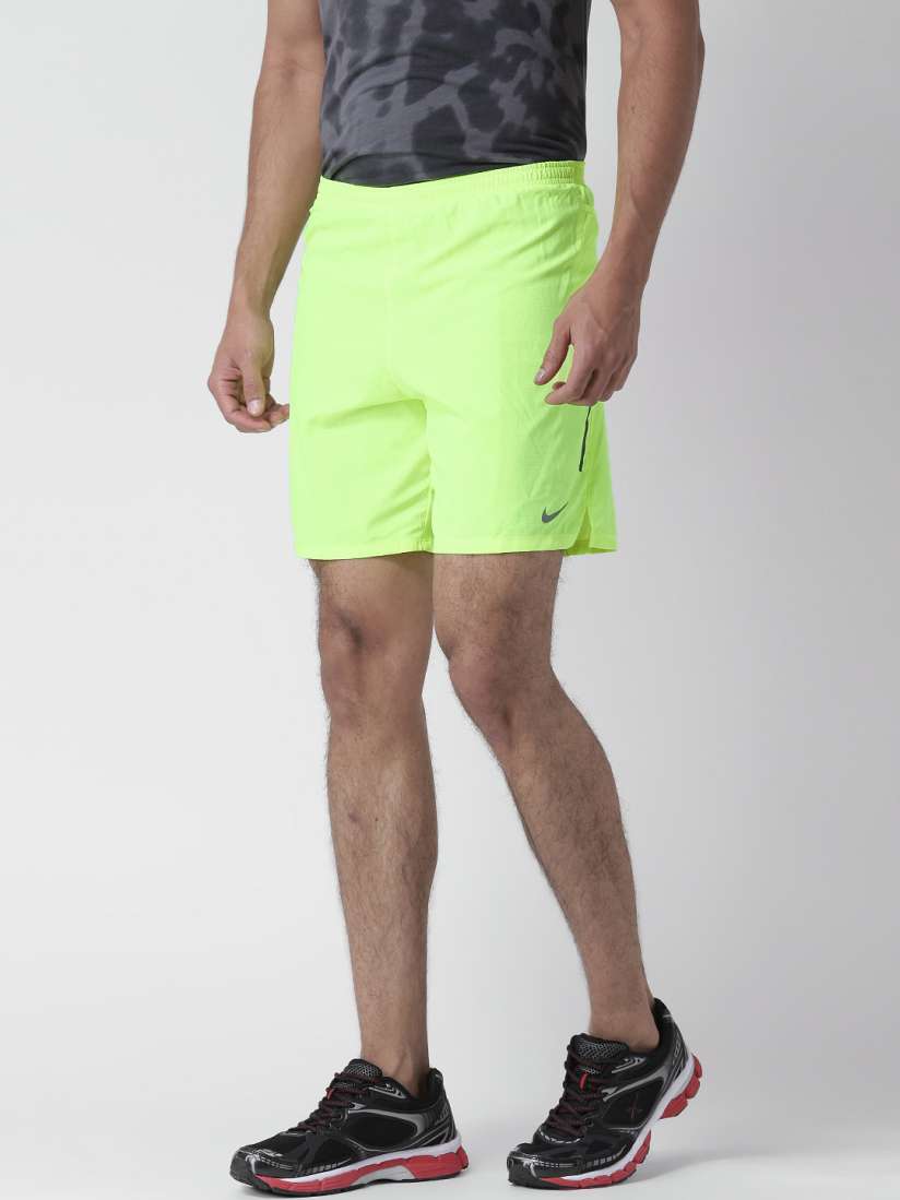 Buy Nike Men Fluorescent Green AS 7 Phenom 2 in 1 Solid Running Shorts Shorts for Men 1602457 Myntra