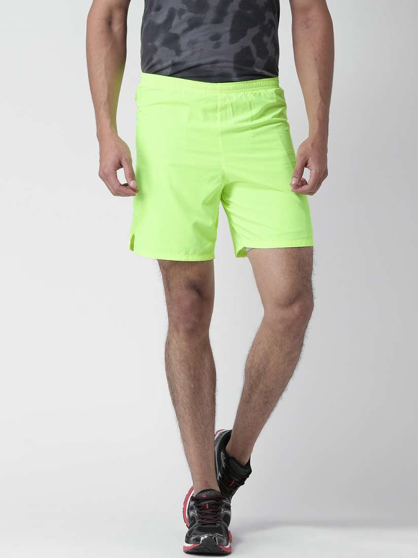 Buy Nike Men Fluorescent Green AS 7 Phenom 2 in 1 Solid Running Shorts Shorts for Men 1602457 Myntra