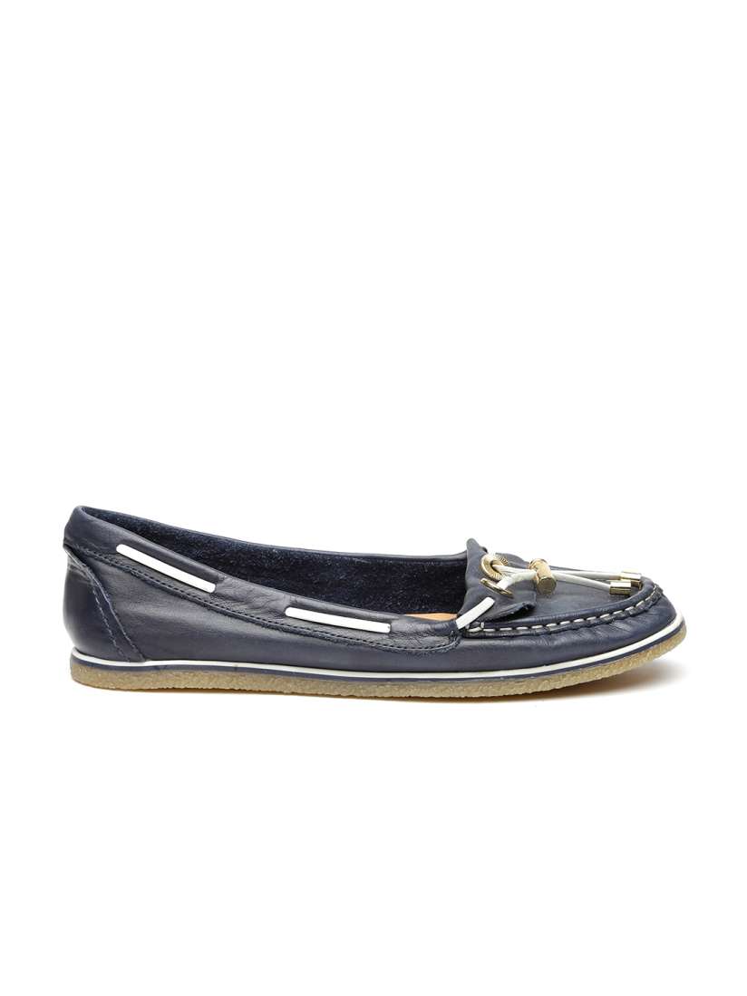Buy ALDO Women Navy Blue Agrelia Leather Flat Shoes Flats for Women 1602581 Myntra