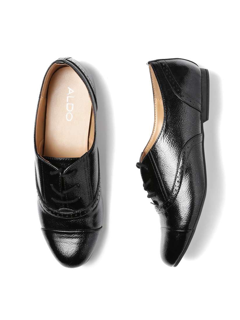 Buy ALDO Women Black Half Brogues Casual Shoes for Women 1602615 Myntra