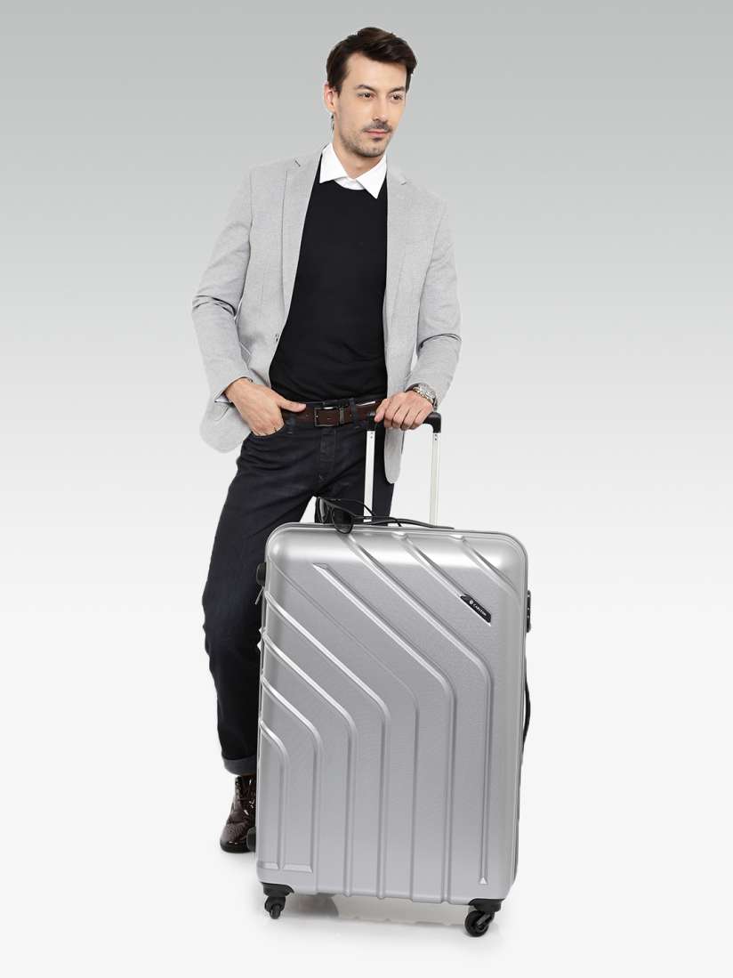 Buy CARLTON Unisex Grey Large Diesel Lightweight Trolley Bag Trolley Bag for Unisex 1603019 Myntra