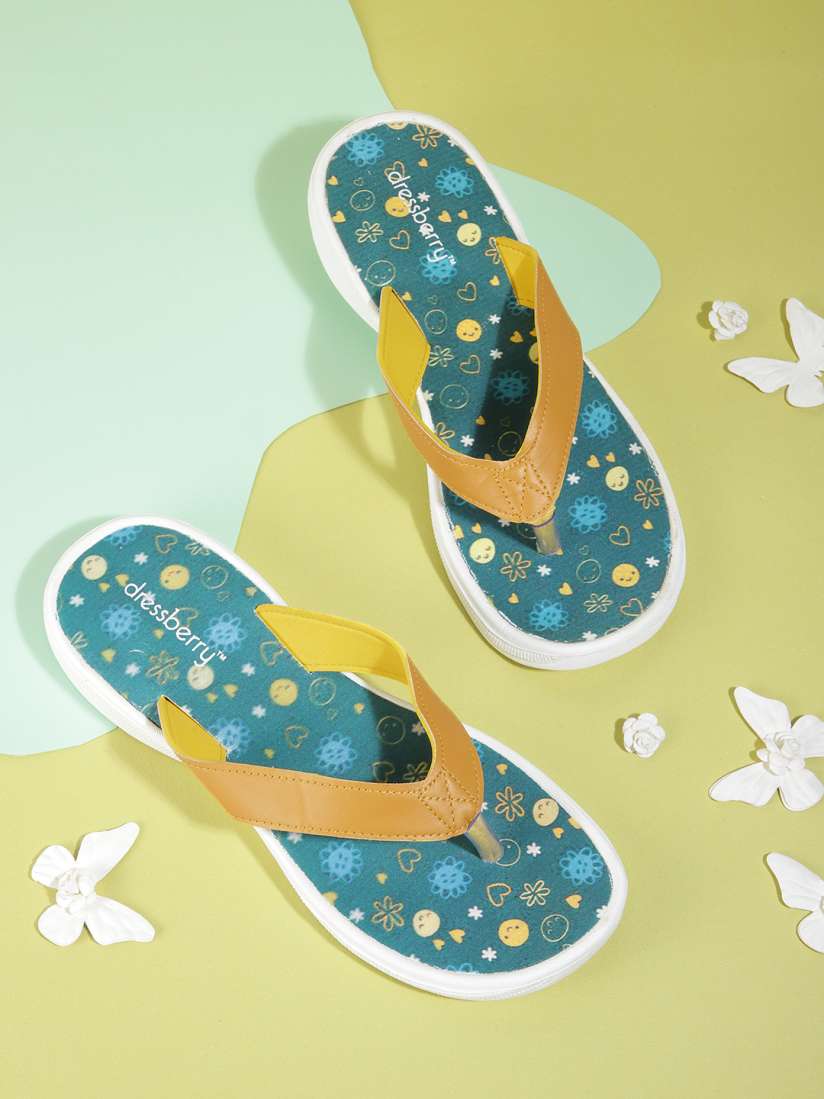 Buy DressBerry Women Mustard Thong Flip Flops Flip Flops for Women 16036226 Myntra