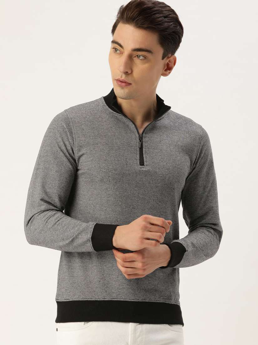 Sweatshirts for men myntra clearance
