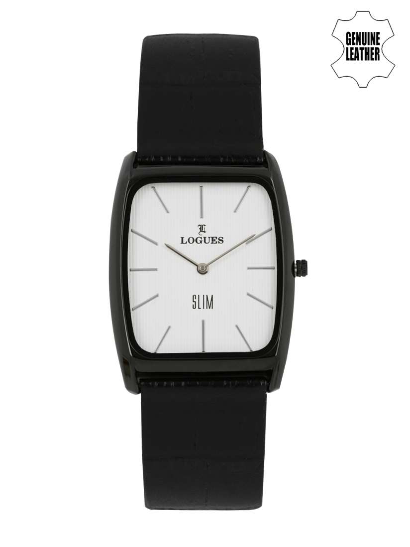 Buy LOGUES Men White Slim Analogue Watch 1474NL Watches for Men 1603949 Myntra