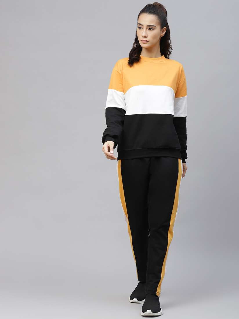 Yellow and black tracksuit womens new arrivals