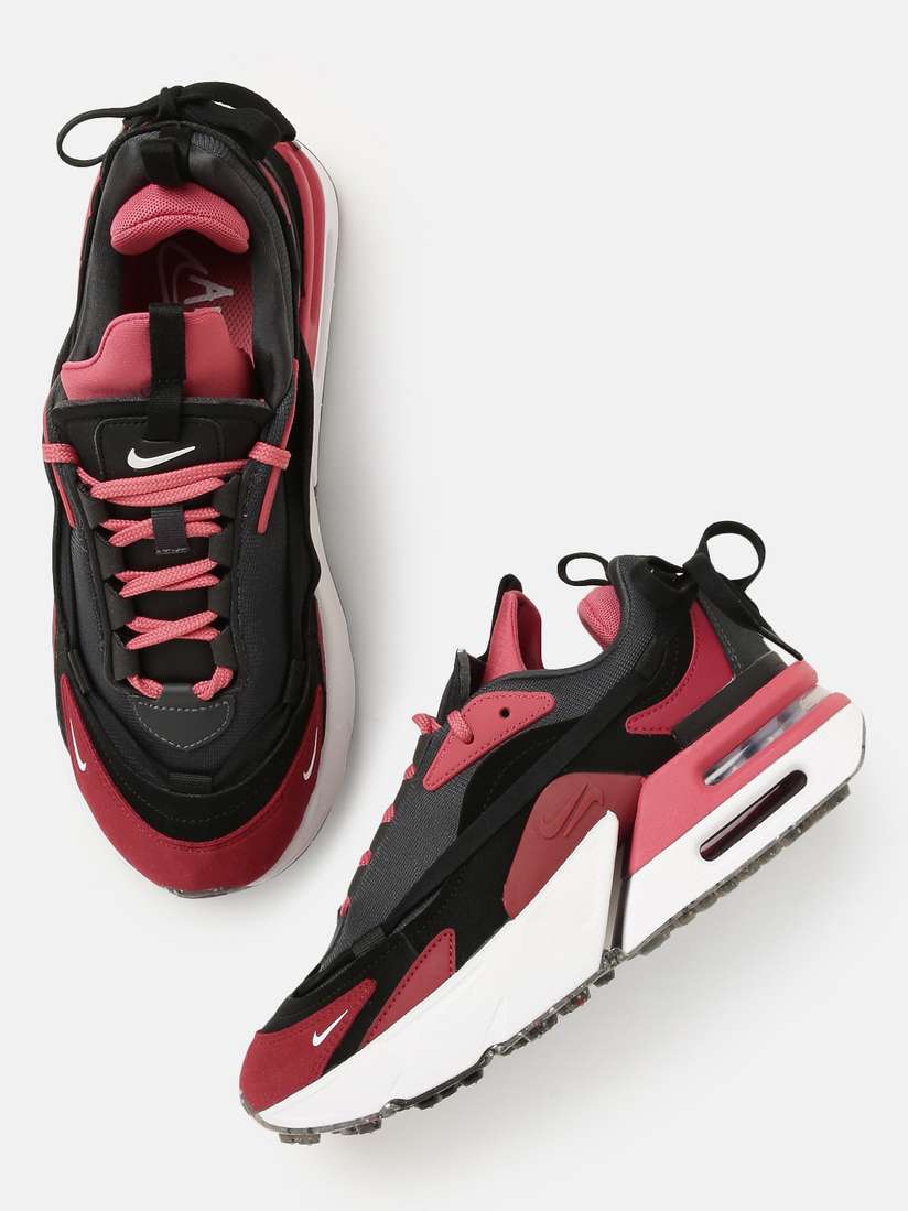 womens black and red air max