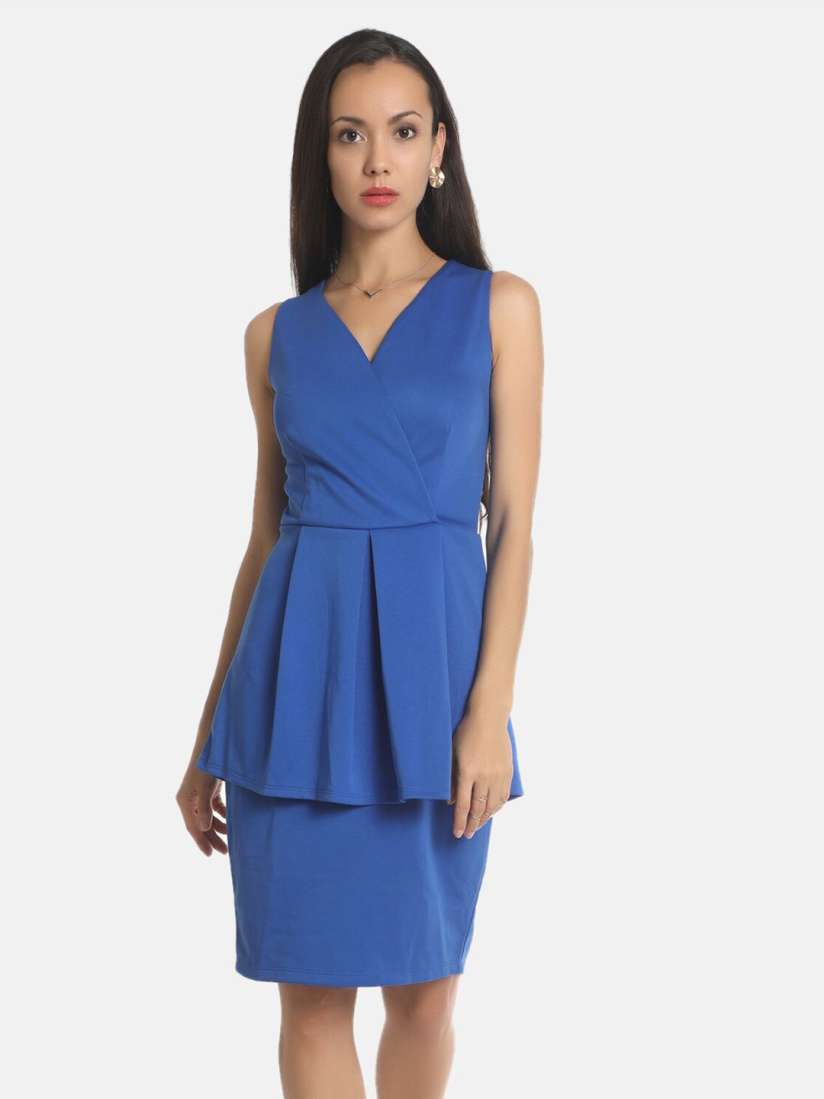 Peplum dress myntra on sale