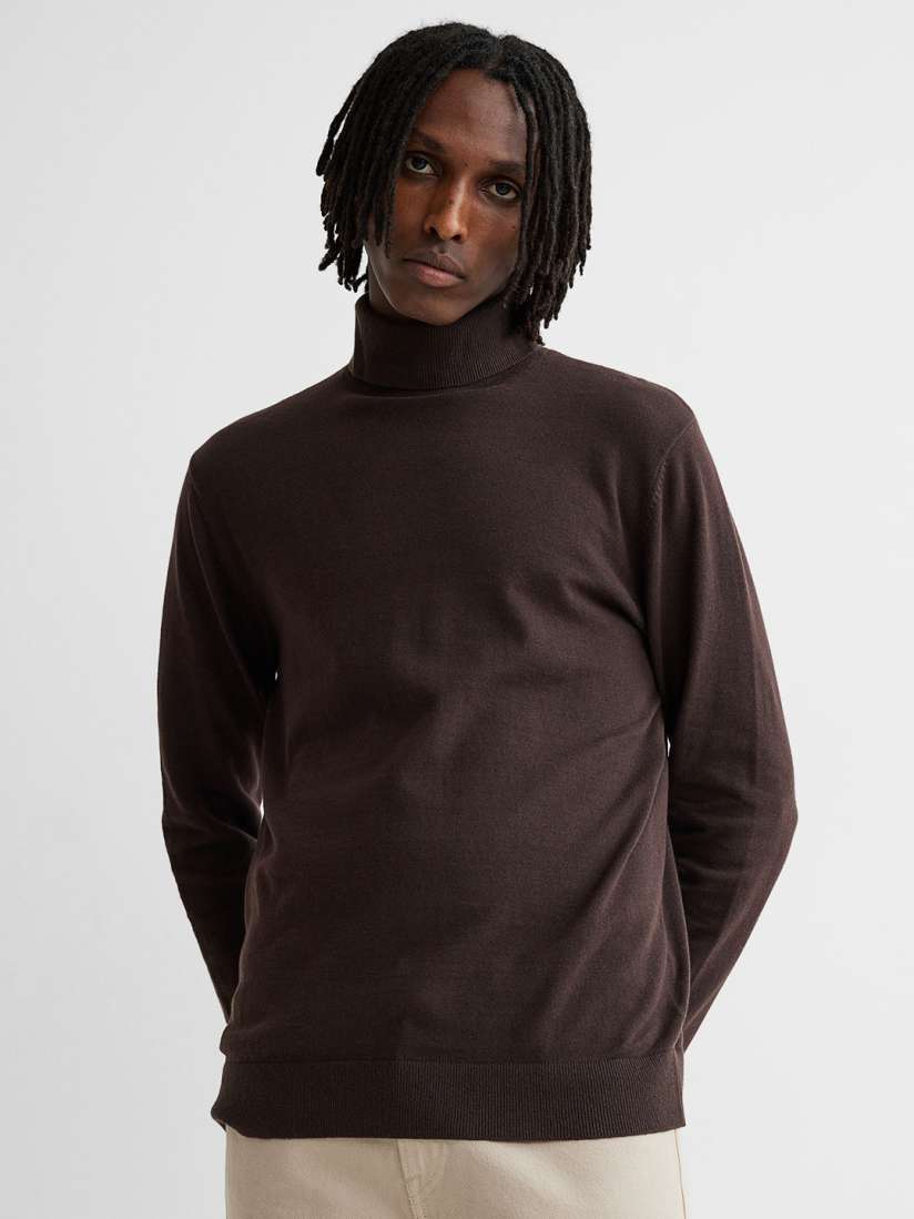 Fine knit polo jumper sale
