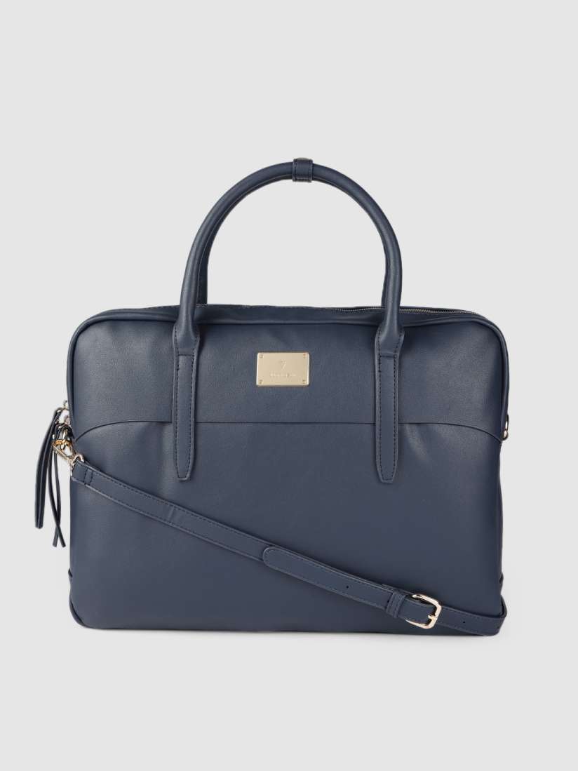 Buy Van Heusen Women Navy Blue Laptop Bag Laptop Bag for Women 16072650 Myntra