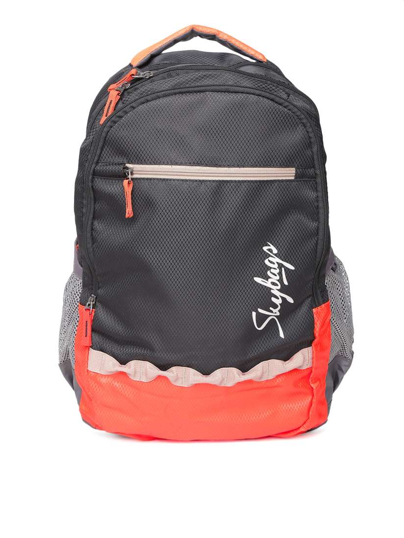 Buy Skybags Unisex Black Orange Pixel Extra 03 Colourblocked Backpack Backpacks for Unisex 1608564 Myntra