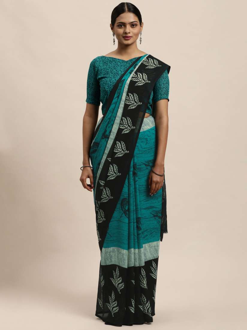 Buy KALINI Blue Floral Saree Sarees for Women 16089732 Myntra