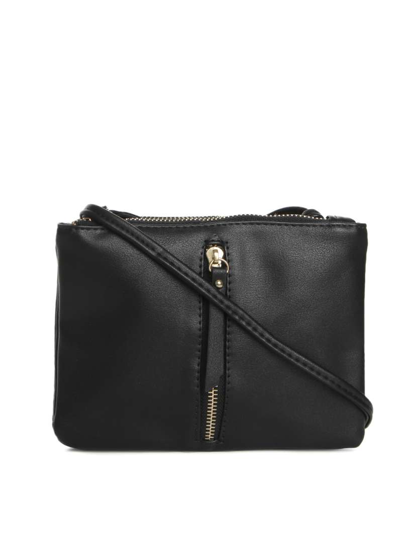 Buy ToniQ Black Sling Bag Handbags for Women 1609150 Myntra