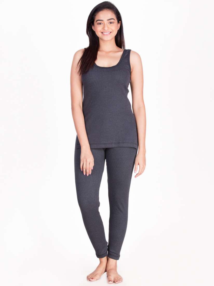 Buy Dollar Ultra Women Black Thermal Set Thermal Set for Women 16098858 Myntra