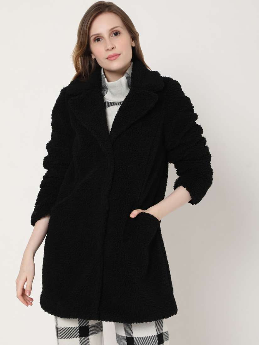 Winter jacket for ladies myntra discount