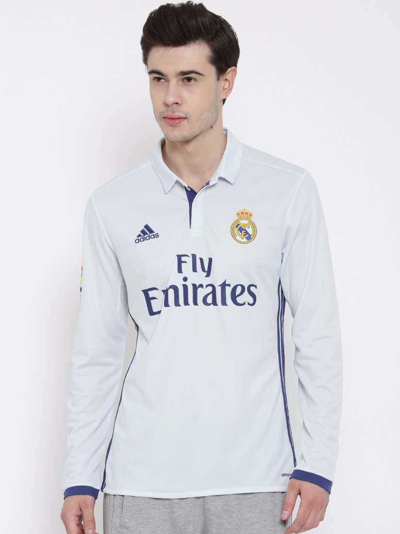 Real madrid collar jersey online