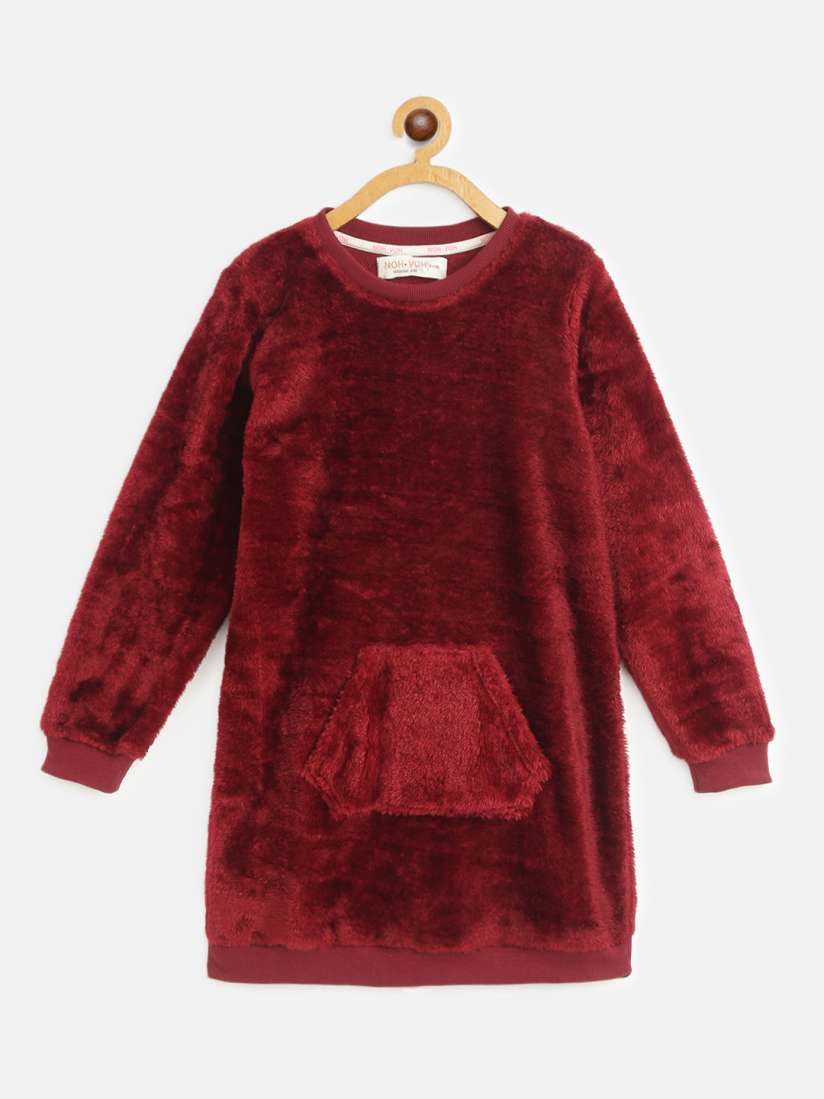 Faux fur jumper dress cheap