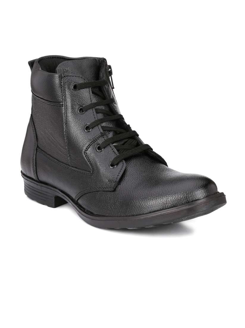 Buy Mactree Men Black Flat Boots Casual Shoes for Men 1611001 Myntra