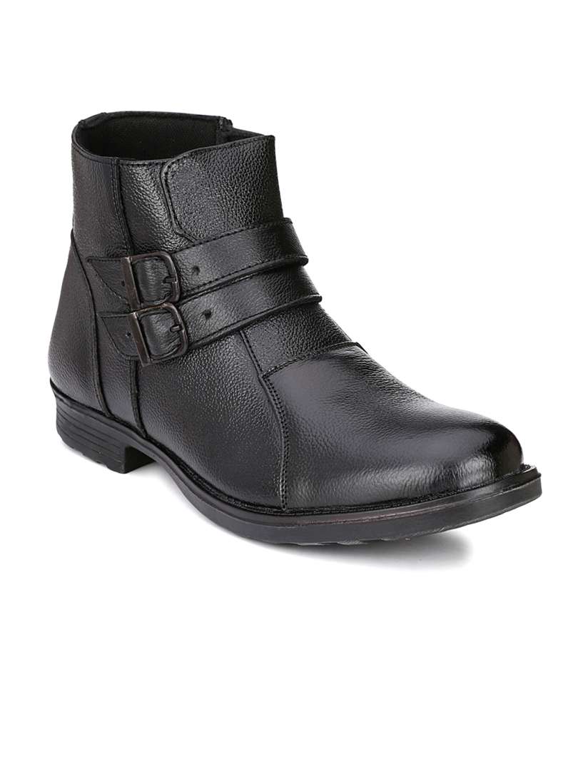 Buy Mactree Men Black Flat Boots Casual Shoes for Men 1611002 Myntra
