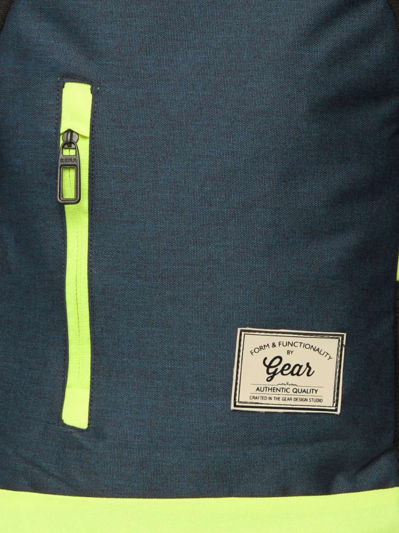Buy Gear Unisex Blue Fluorescent Green Campus 8 Backpack Backpacks for Unisex 1611276 Myntra