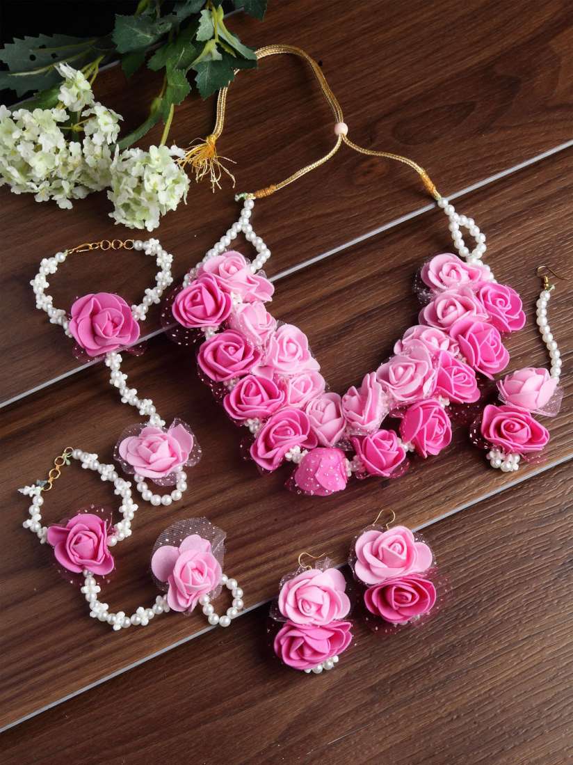 Flower jewellery myntra shop