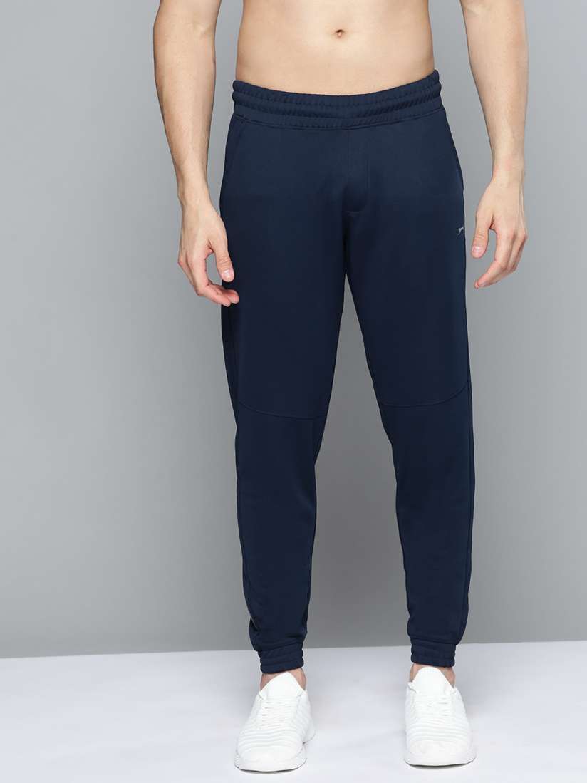 Buy Slazenger Men Navy Blue Solid Running Rapid Dry Joggers Track Pants for Men 16115248 Myntra