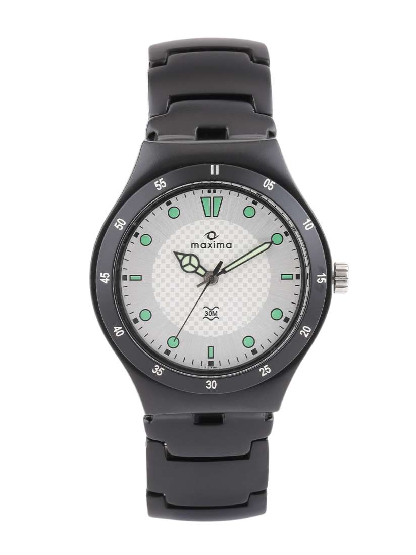 Maxima white watch hotsell