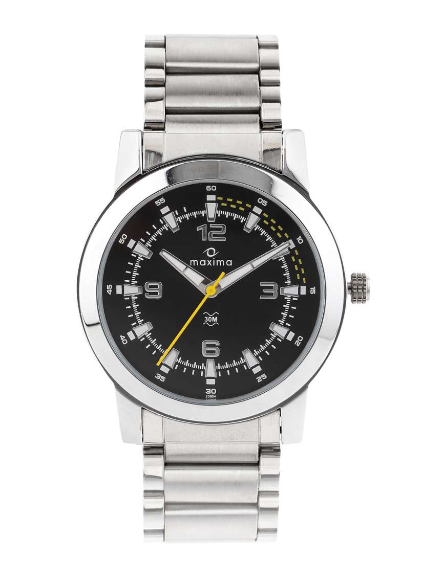 Maxima black watches discount