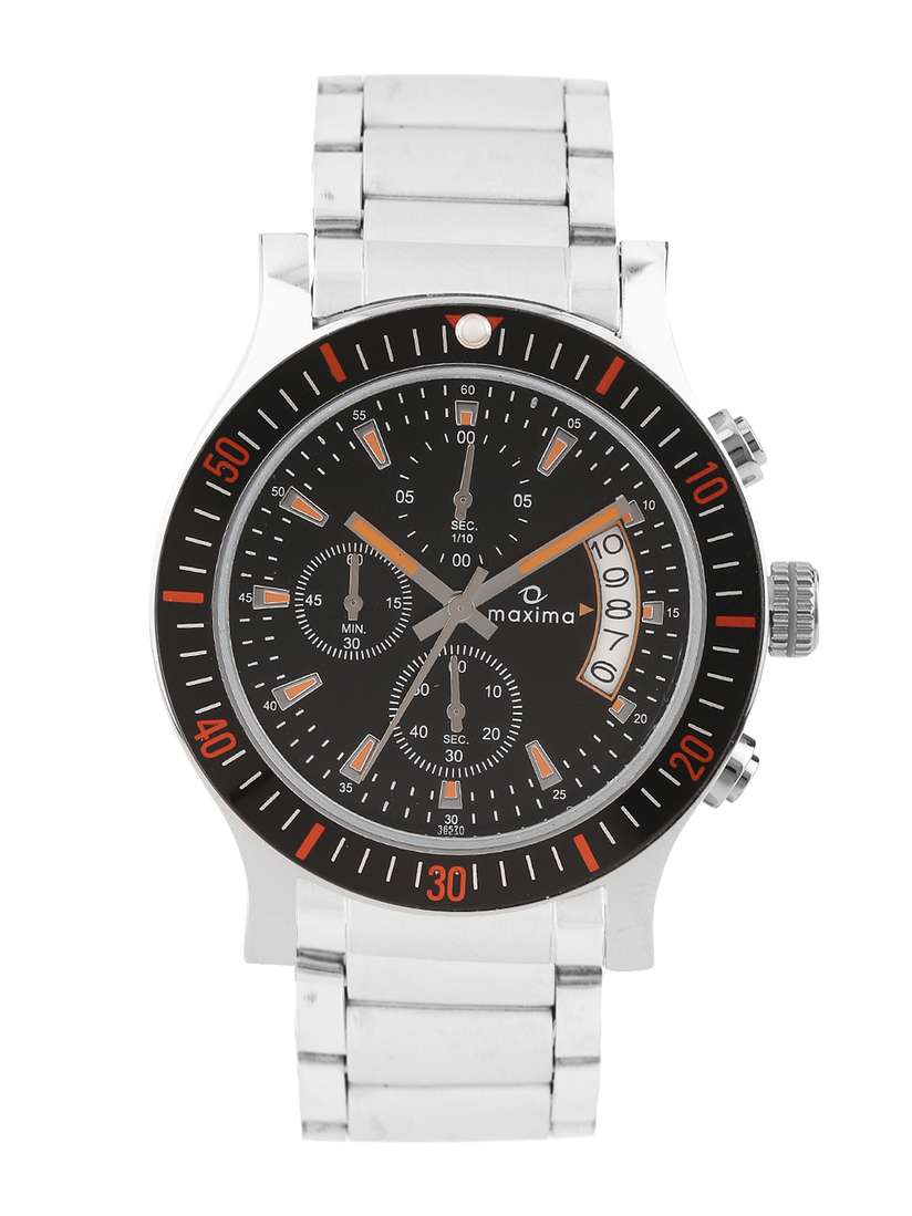 Maxima Automatic Watch Maxima Attivo Men Black Chronograph