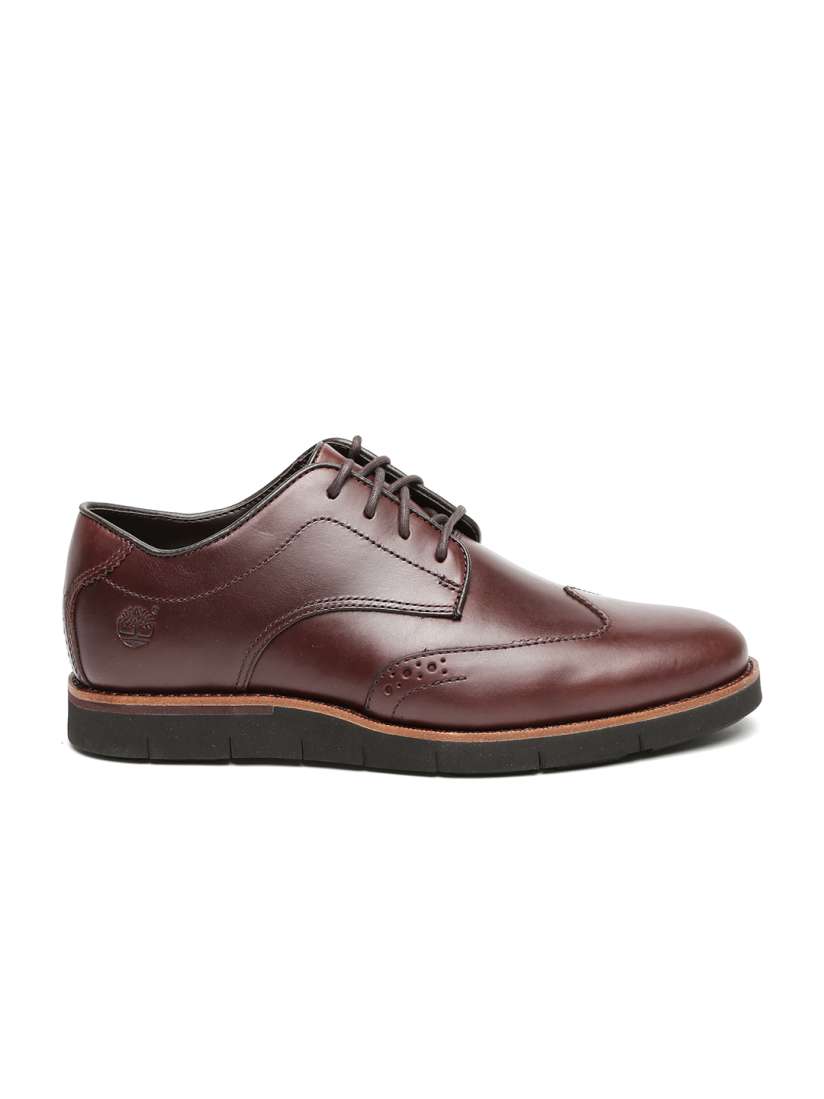 Buy Timberland Men Burgundy Leather Half Brogues Casual Shoes for Men 1616018 Myntra