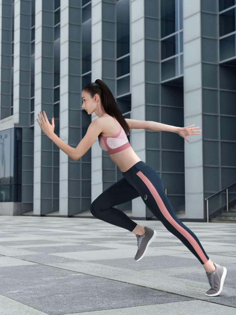Asics stripe running tights new arrivals