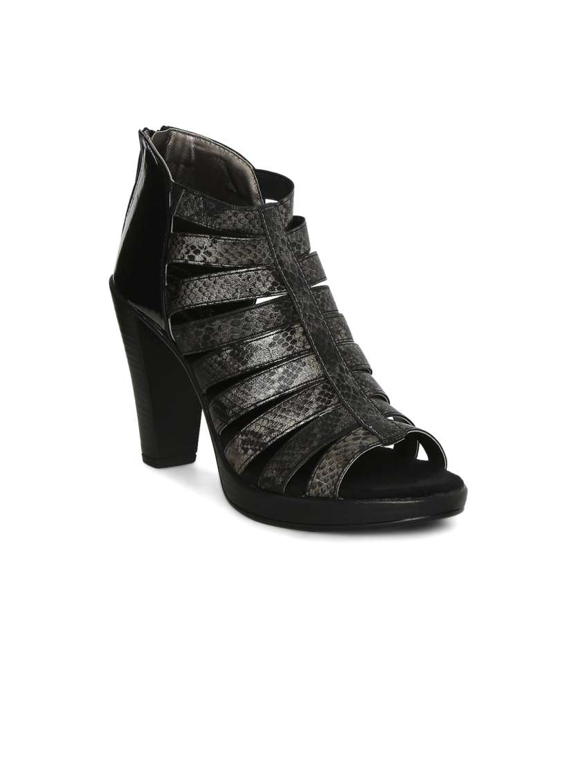 Catwalk black block heels store