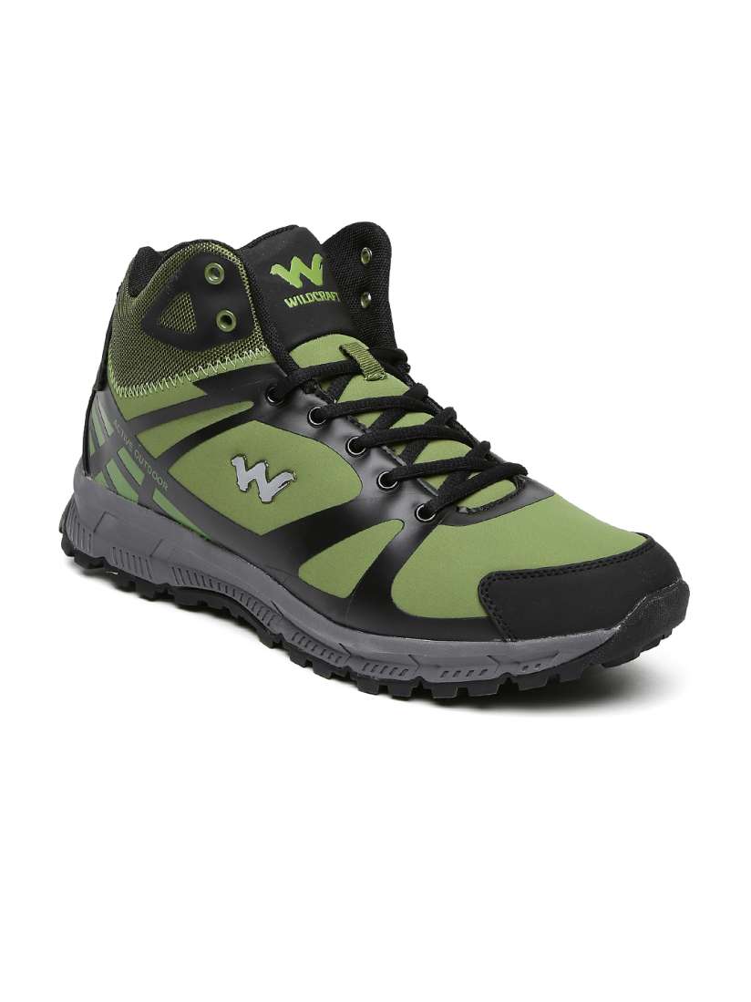 Wildcraft olive green shoes top
