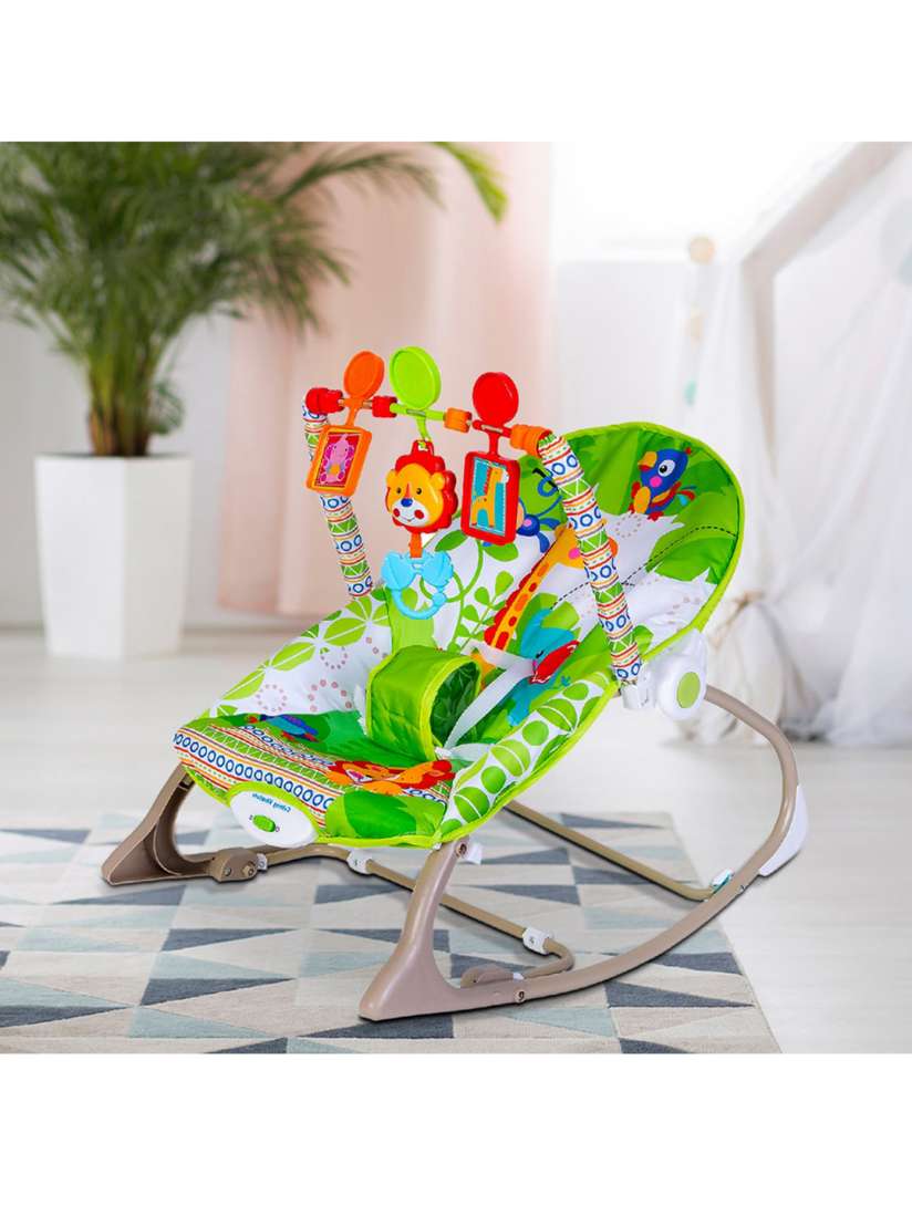 Buy Baby Moo Green Portable Rocker With Hanging Toys Rockers for Unisex Kids 16173504 Myntra