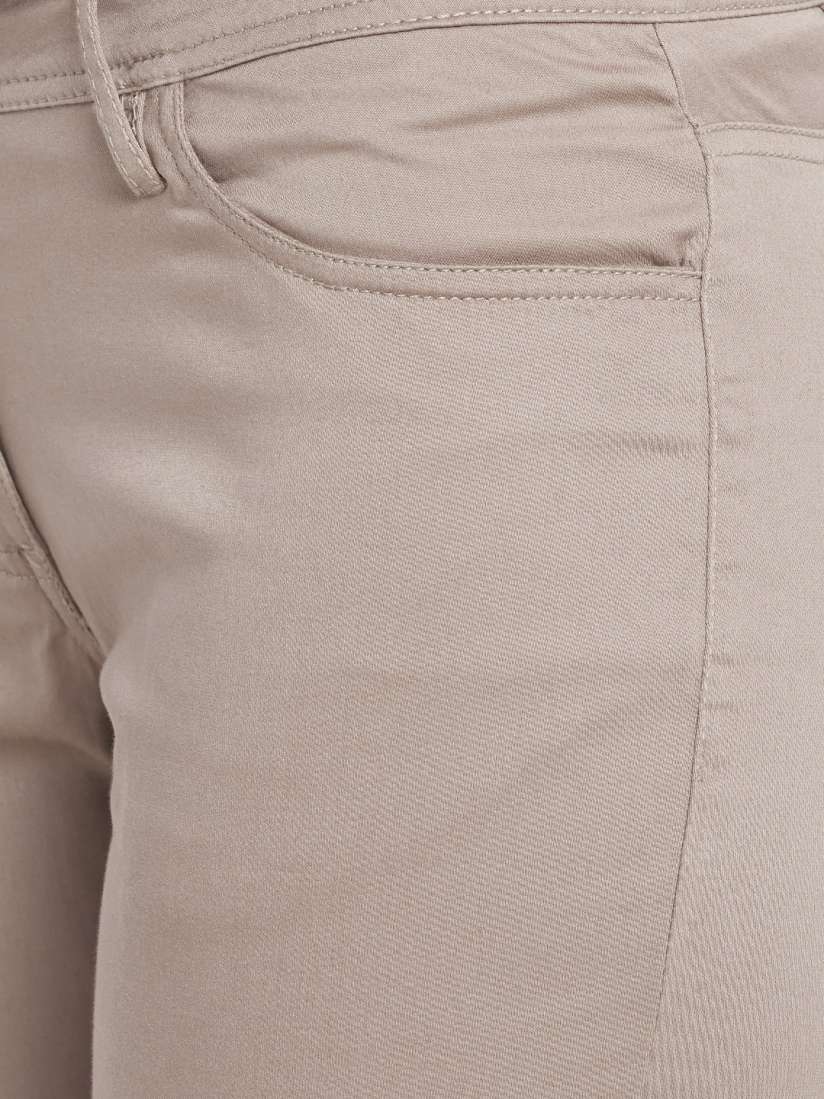 Buy Honey by Pantaloons Taupe Capris Capris for Women 1617485 Myntra
