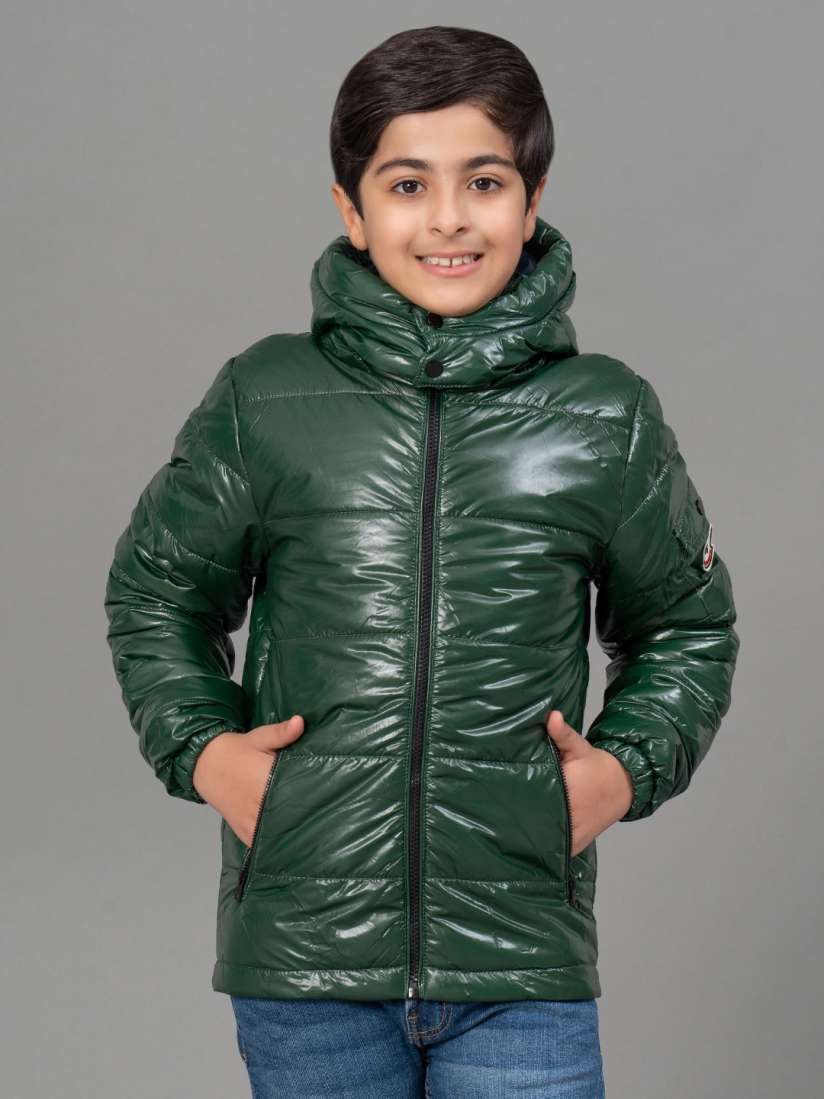 Buy Red Tape Kids Green Hooded Padded Jacket Jackets for Unisex Kids 16178112 Myntra