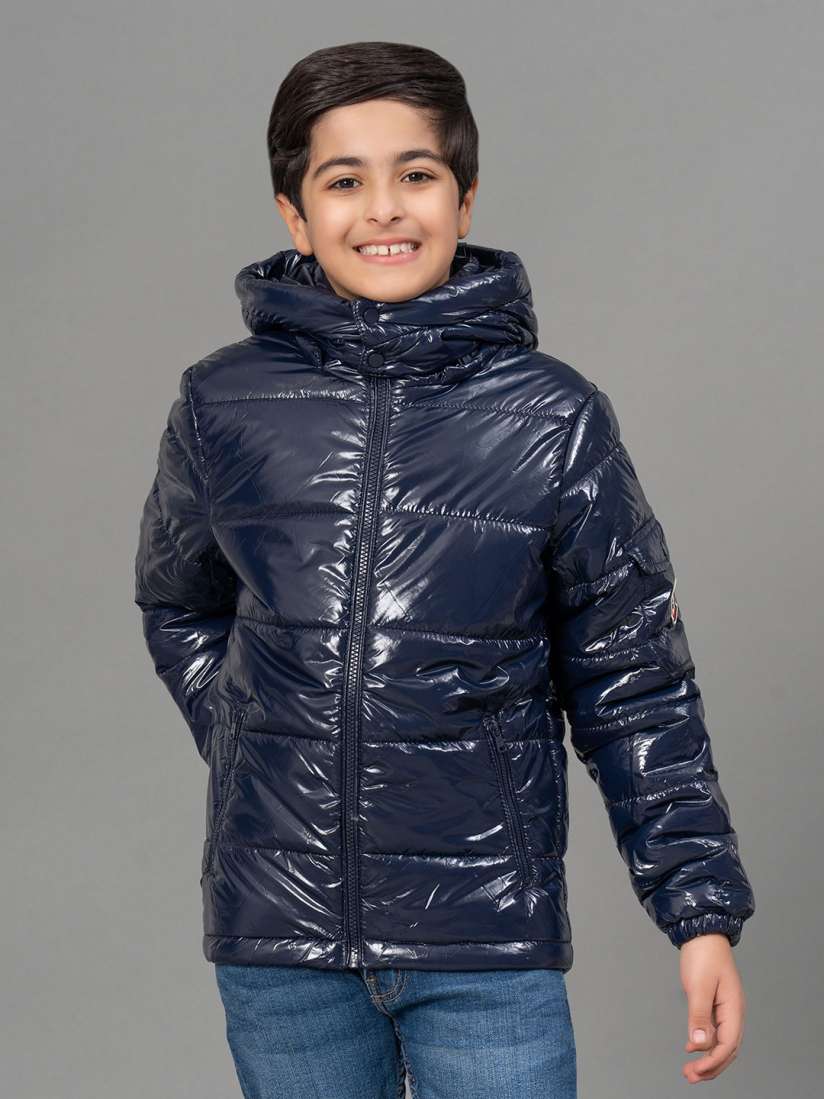 Buy Red Tape Kids Unisex Navy Blue Solid Padded Jacket Jackets for Unisex Kids 16178120 Myntra