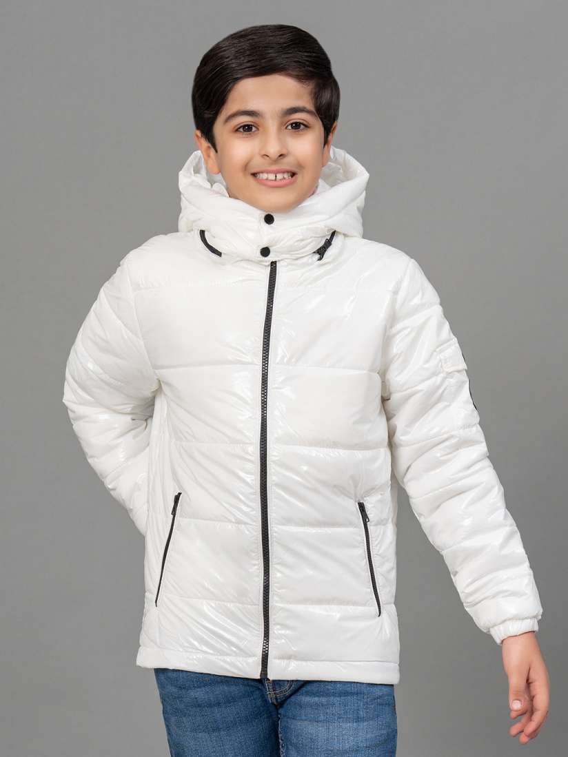 White puffer jacket kids cheap